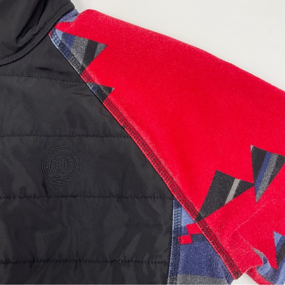 Ralph Lauren Active Tribal Aztec Print Quilted Full Zip Lightweight Jacket XS - Picture 10 of 16